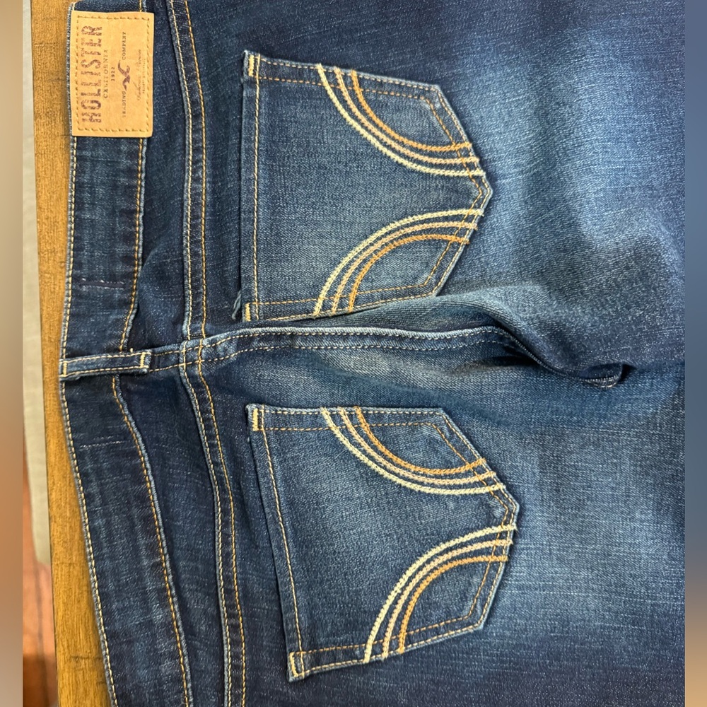 Hollister Dark Blue Y2K Low Rise Jeans - Picture 3 of 13